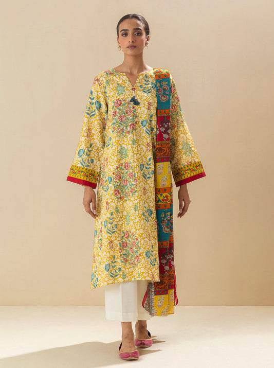 2 PIECE - PRINTED LAWN SUIT - SAHARA MIRAGE MORBAGH SU_23