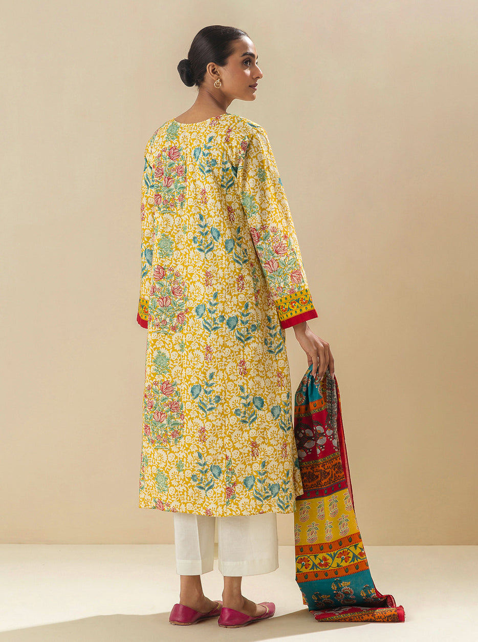 2 PIECE - PRINTED LAWN SUIT - SAHARA MIRAGE MORBAGH SU_23