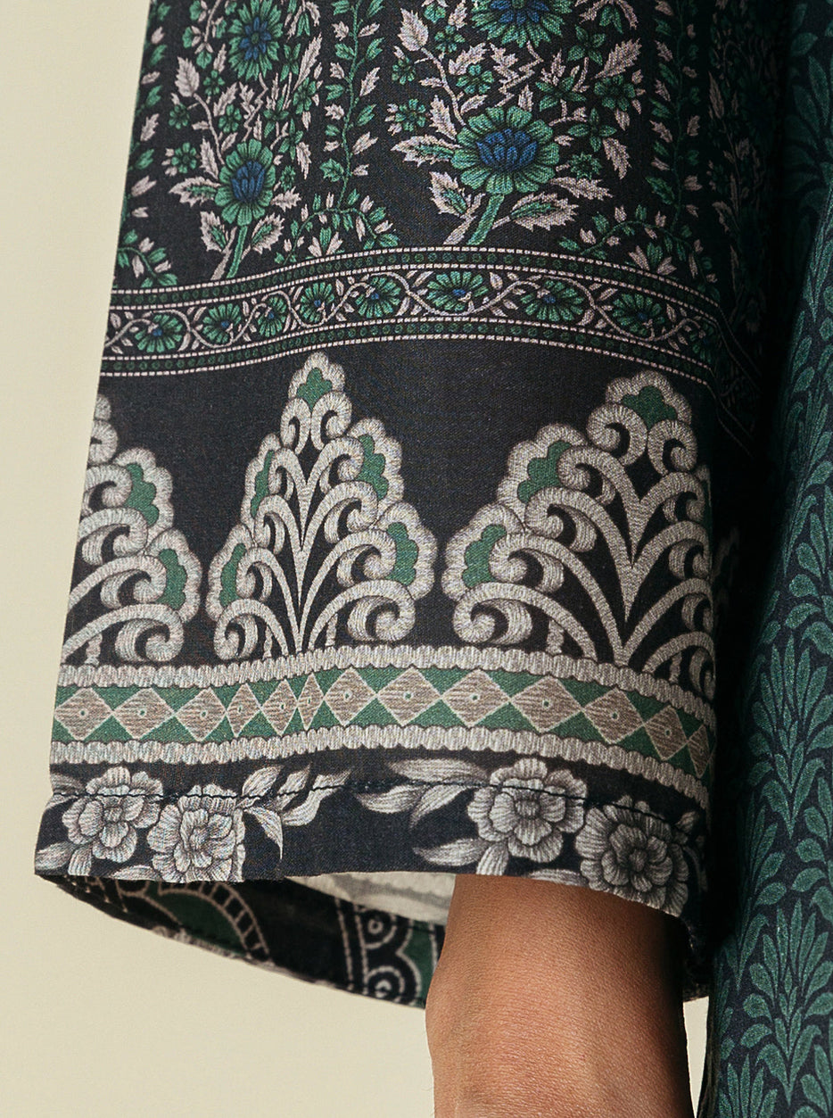 3 PIECE - PRINTED  LAWN SUIT - GARDEN MYSTERY MORBAGH SU_23