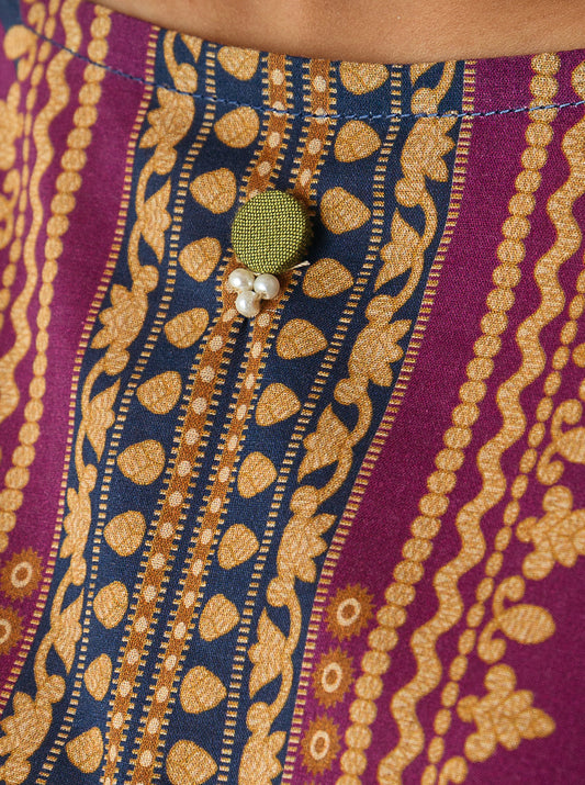 3 PIECE - PRINTED LAWN SUIT - CHROMA BEAUTY MORBAGH SU_23