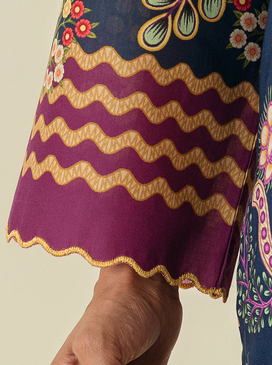 3 PIECE - PRINTED LAWN SUIT - CHROMA BEAUTY MORBAGH SU_23