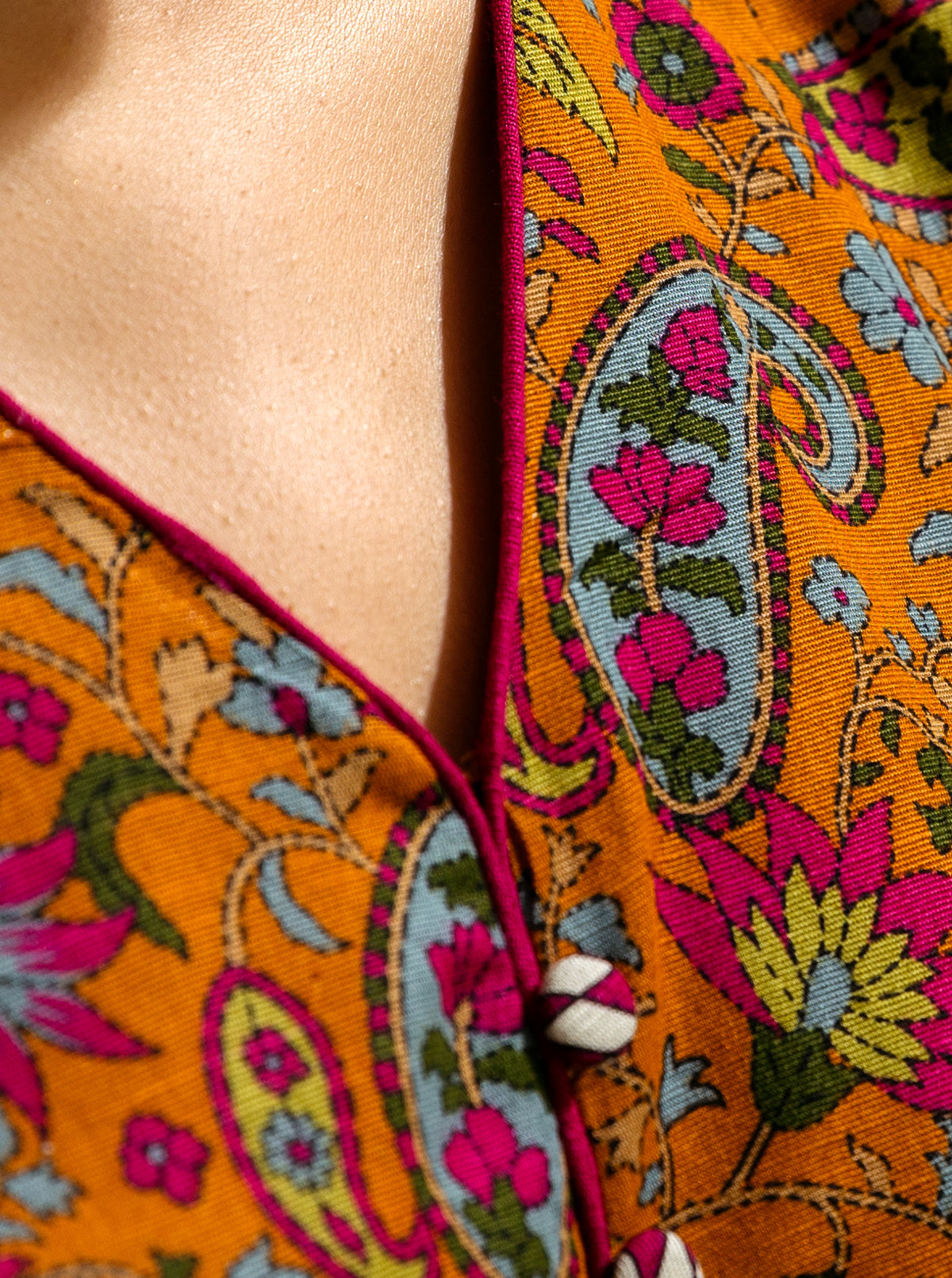 2 PIECE - PRINTED KHADDAR SUIT - STRAW HARREST MORBAGH WN_22