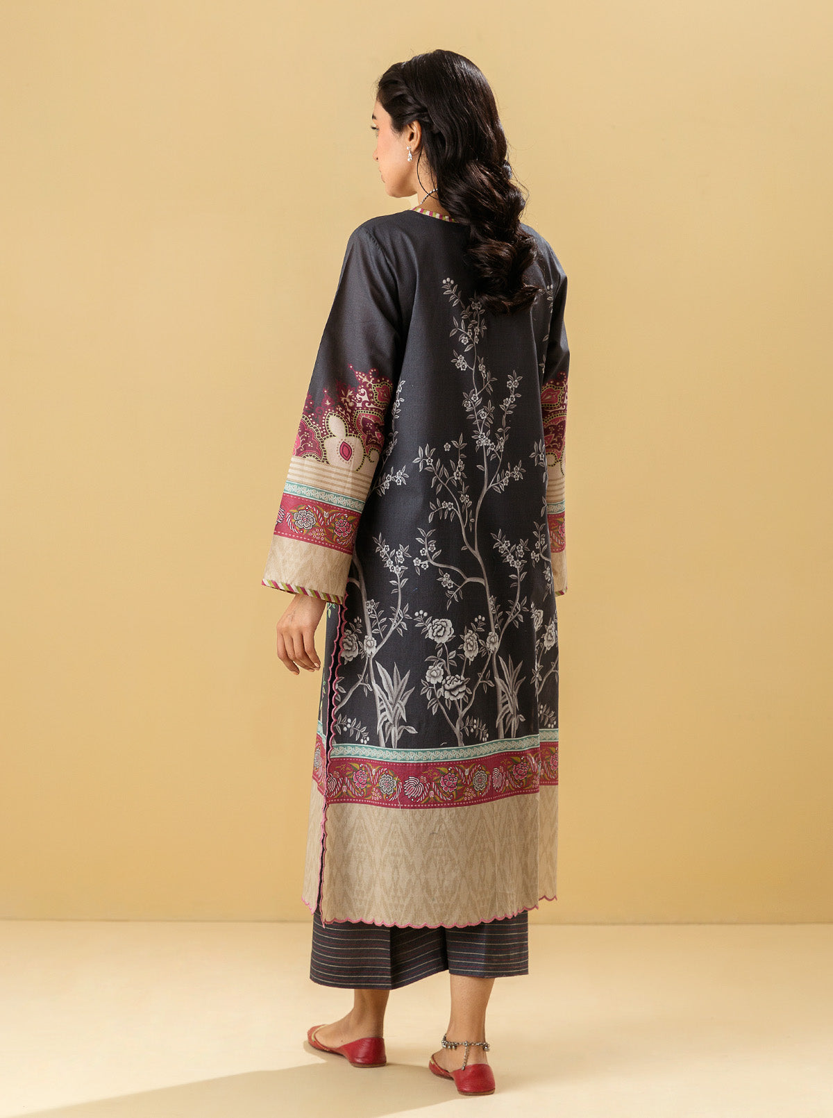 1 PIECE - PRINTED LAWN SHIRT - MAGICAL DECOR MORBAGH SU_22