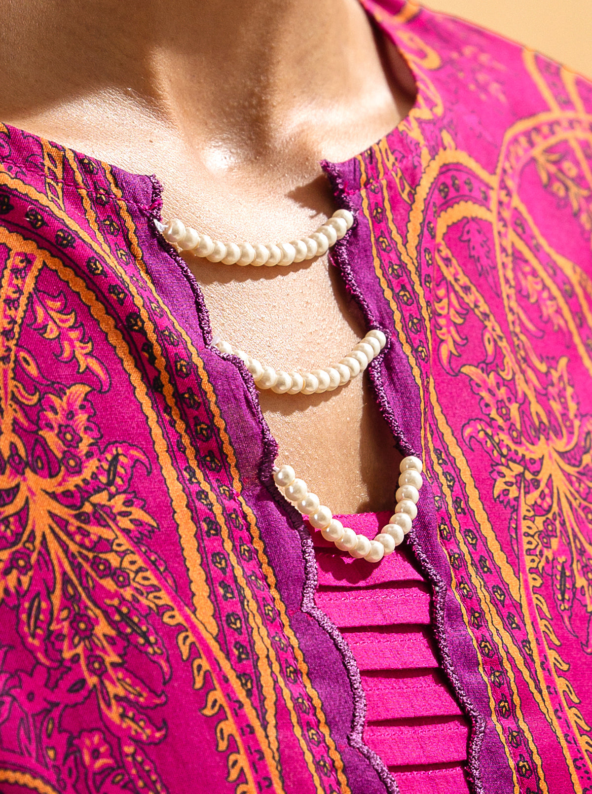 3 PIECE - EMBROIDERED LAWN SUIT - FOLK CHIC MORBAGH SU_22