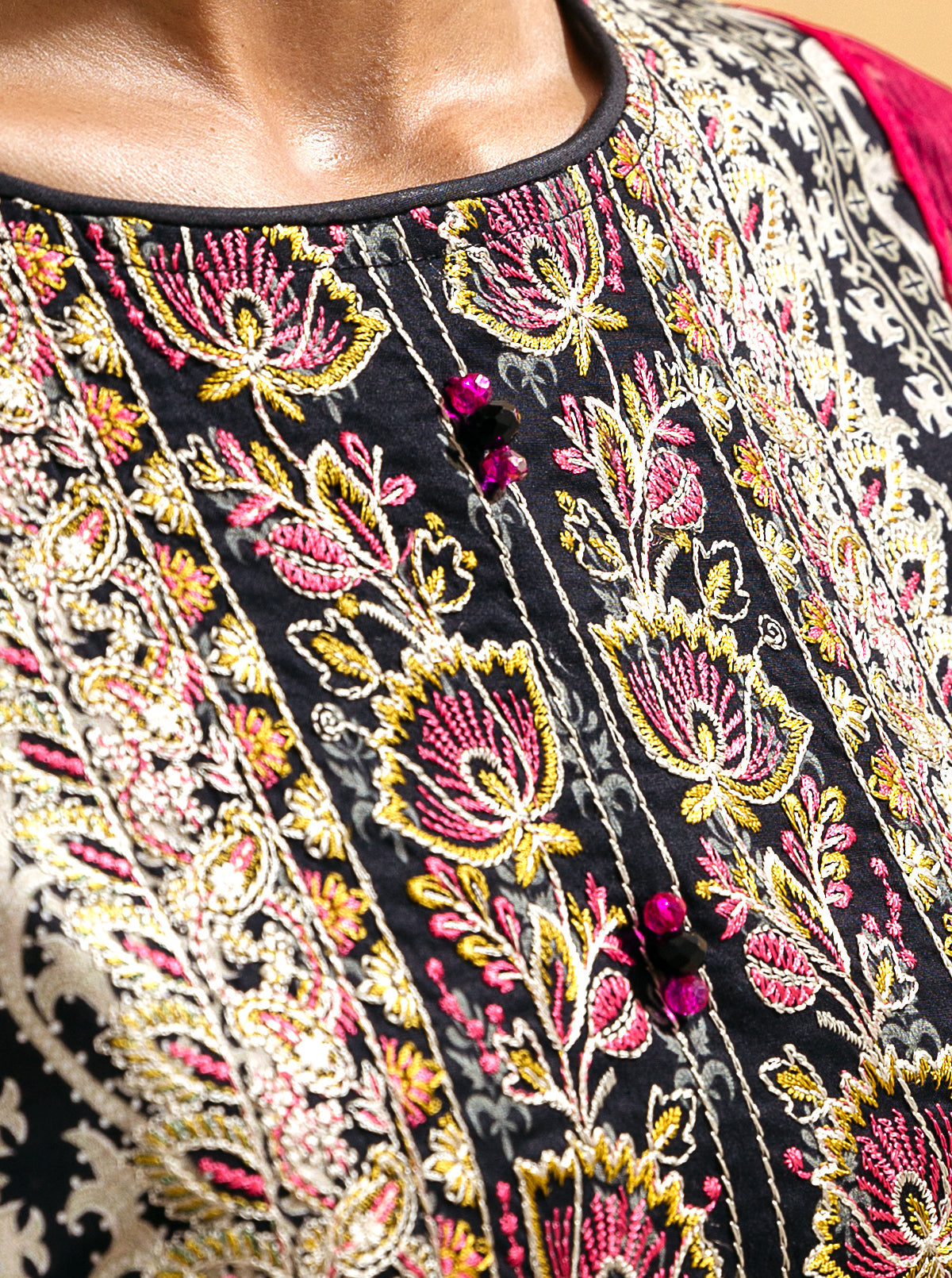 3 PIECE - EMBROIDERED LAWN SUIT - GYPSY GEMS MORBAGH SU_22