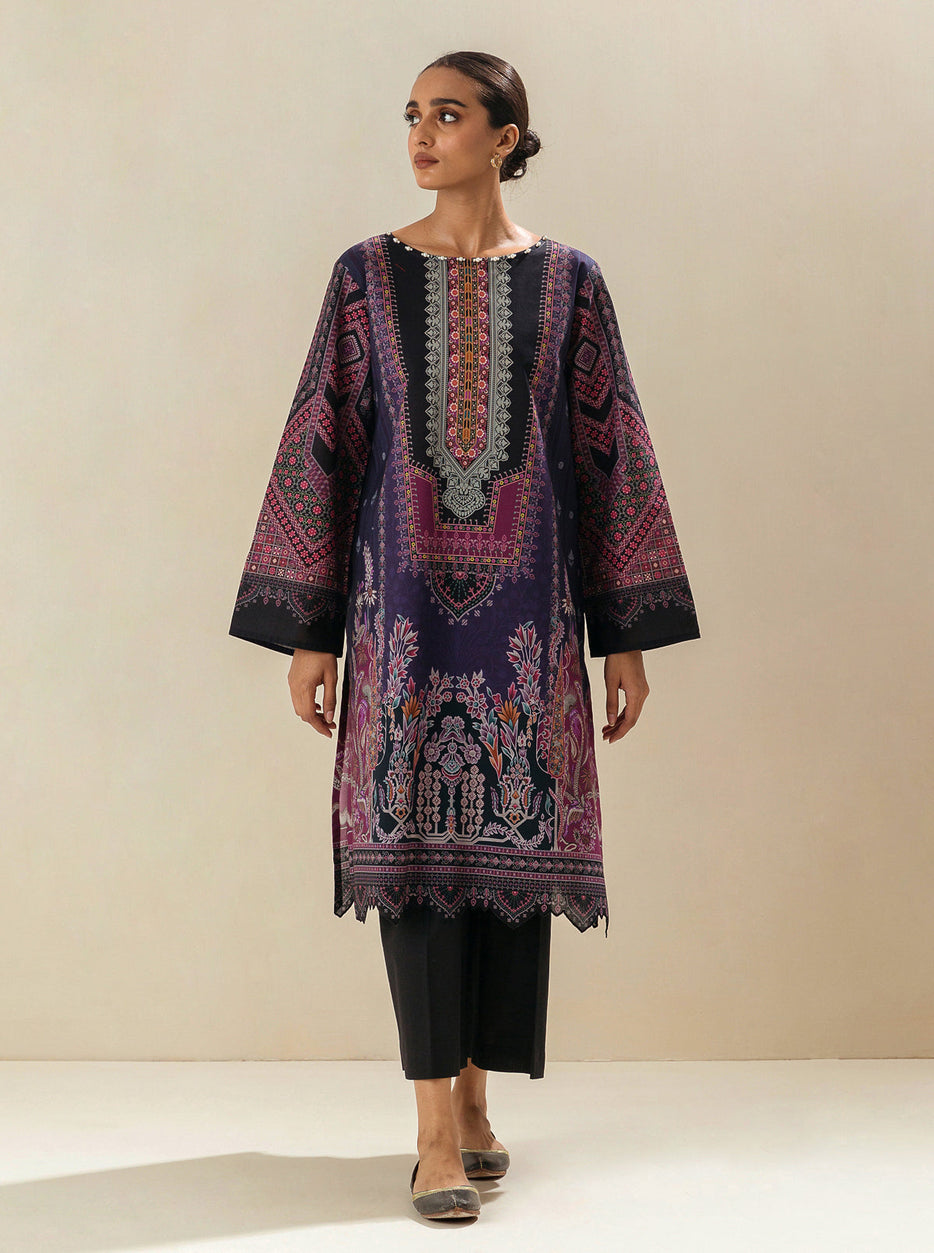 1 PIECE - PRINTED LAWN SHIRT - SALSA CULTURE MORBAGH SU_23