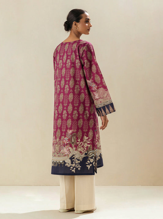 1 PIECE - PRINTED LAWN SHIRT - GRAPE FLAMBZ MORBAGH SU_23