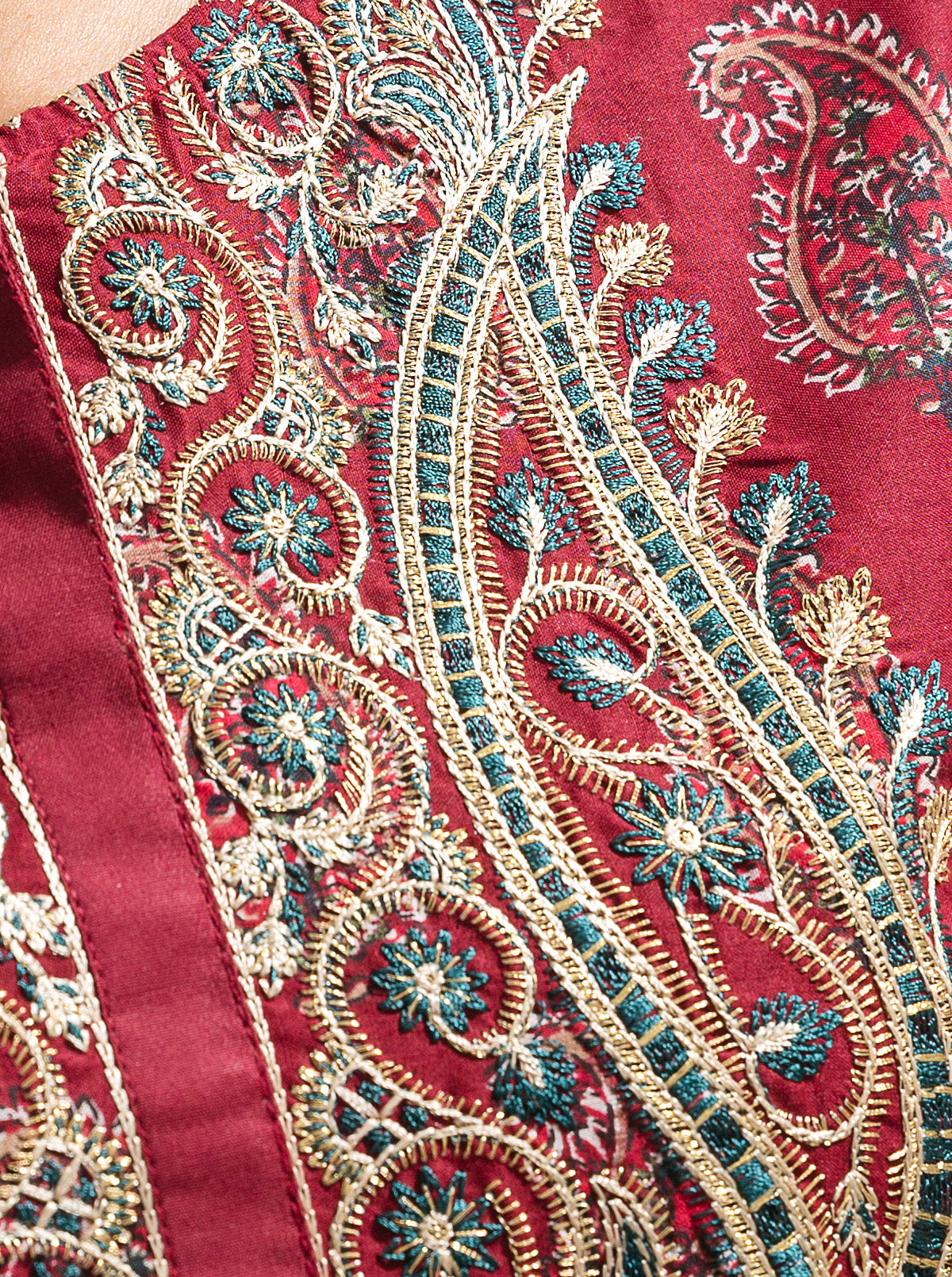 2 PIECE - EMBROIDERED LAWN SUIT - EASTERN SAMBA MORBAGH SU_23