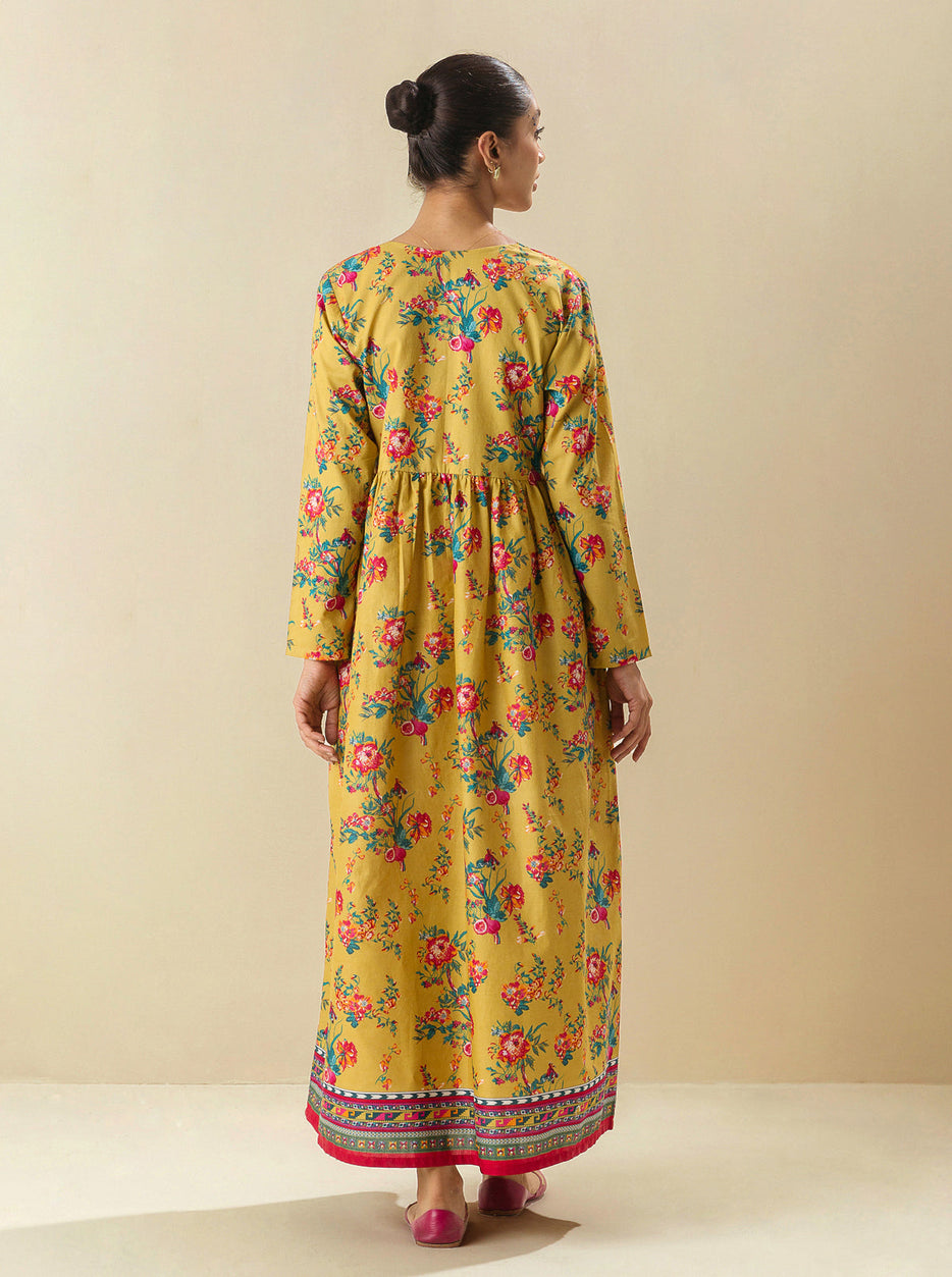 1 PIECE - PRINTED LAWN SHIRT - CEYLON CLOUDS MORBAGH SU_23