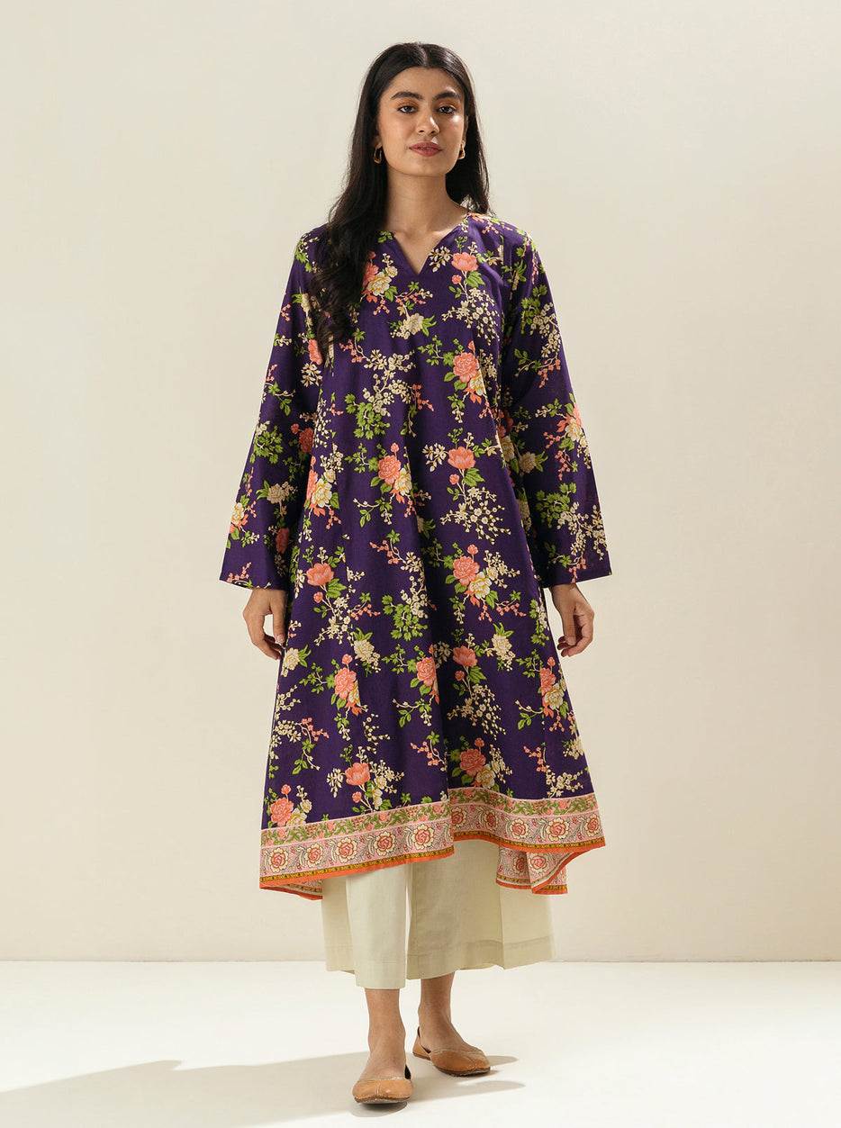 1 PIECE - PRINTED LAWN SHIRT - ENGLISH BOTANICS MORBAGH SU_23