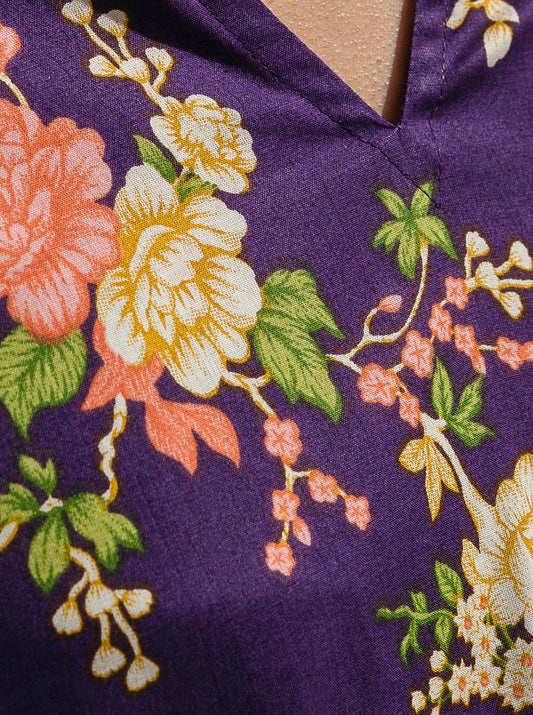 1 PIECE - PRINTED LAWN SHIRT - ENGLISH BOTANICS MORBAGH SU_23