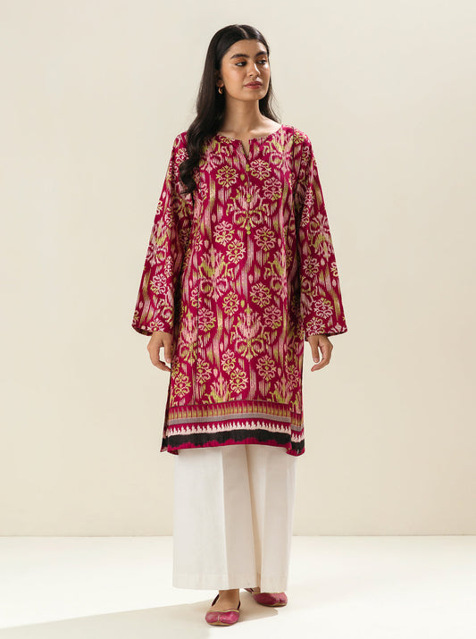 1 PIECE - PRINTED LAWN SHIRT - LOVEBIRDS NEST MORBAGH SU_23