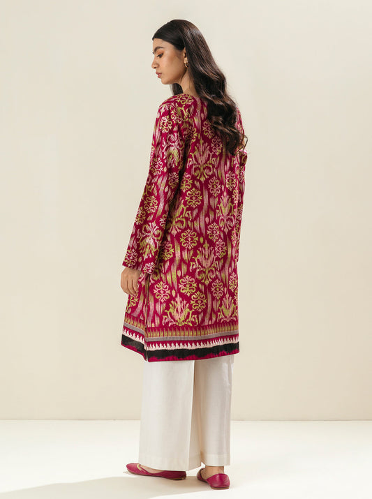 1 PIECE - PRINTED LAWN SHIRT - LOVEBIRDS NEST MORBAGH SU_23