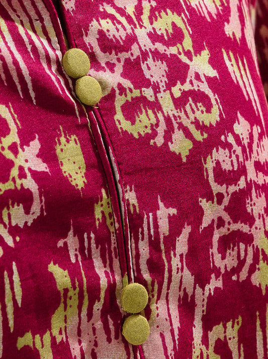 1 PIECE - PRINTED LAWN SHIRT - LOVEBIRDS NEST MORBAGH SU_23