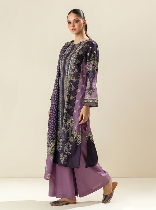 3 PIECE - PRINTED LAWN SUIT - CROWN JEWEL MORBAGH SU_23