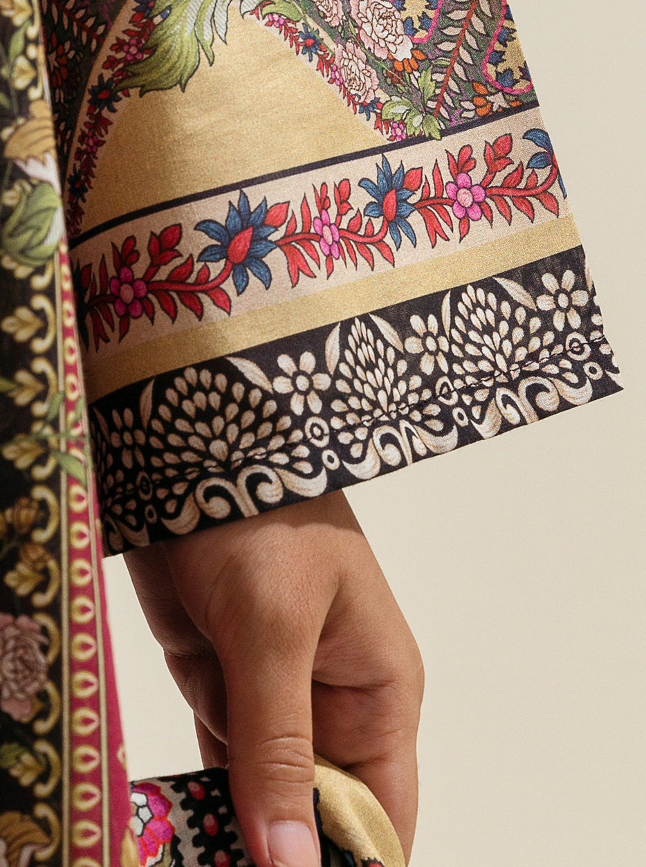 3 PIECE - PRINTED LAWN SUIT - GARDEN VALUE MORBAGH SU_23