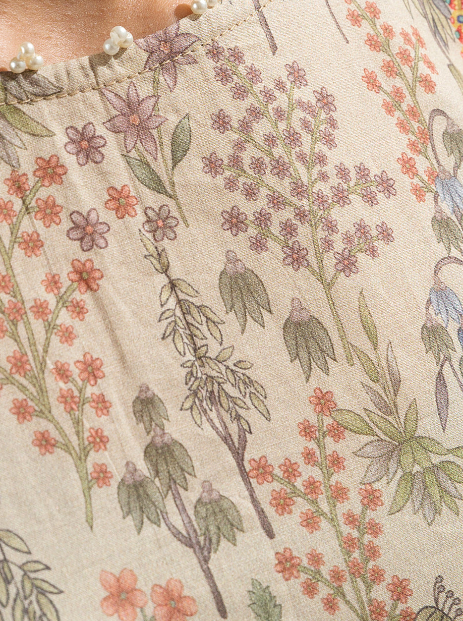 3 PIECE - PRINTED LAWN SUIT - PALE BLOOM MORBAGH SU_23