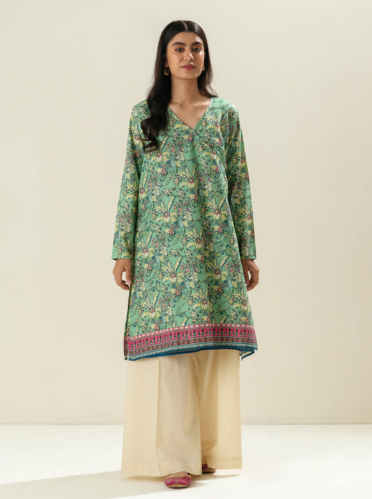 1 PIECE - PRINTED LAWN SHIRT - MISTLETOE MEMOIR MORBAGH SU_23