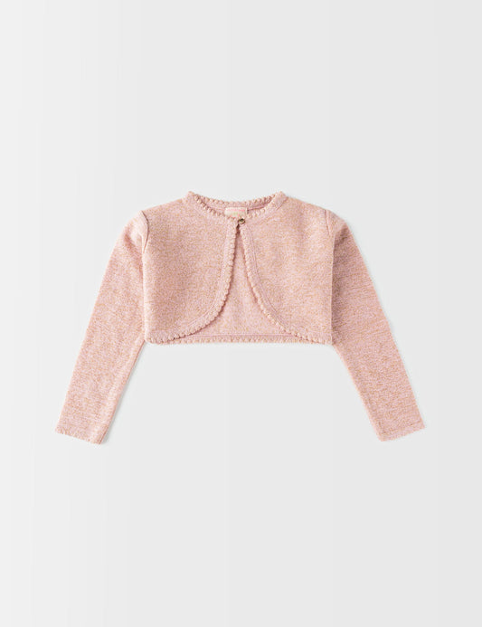 PINK SHIMMERY SHRUG