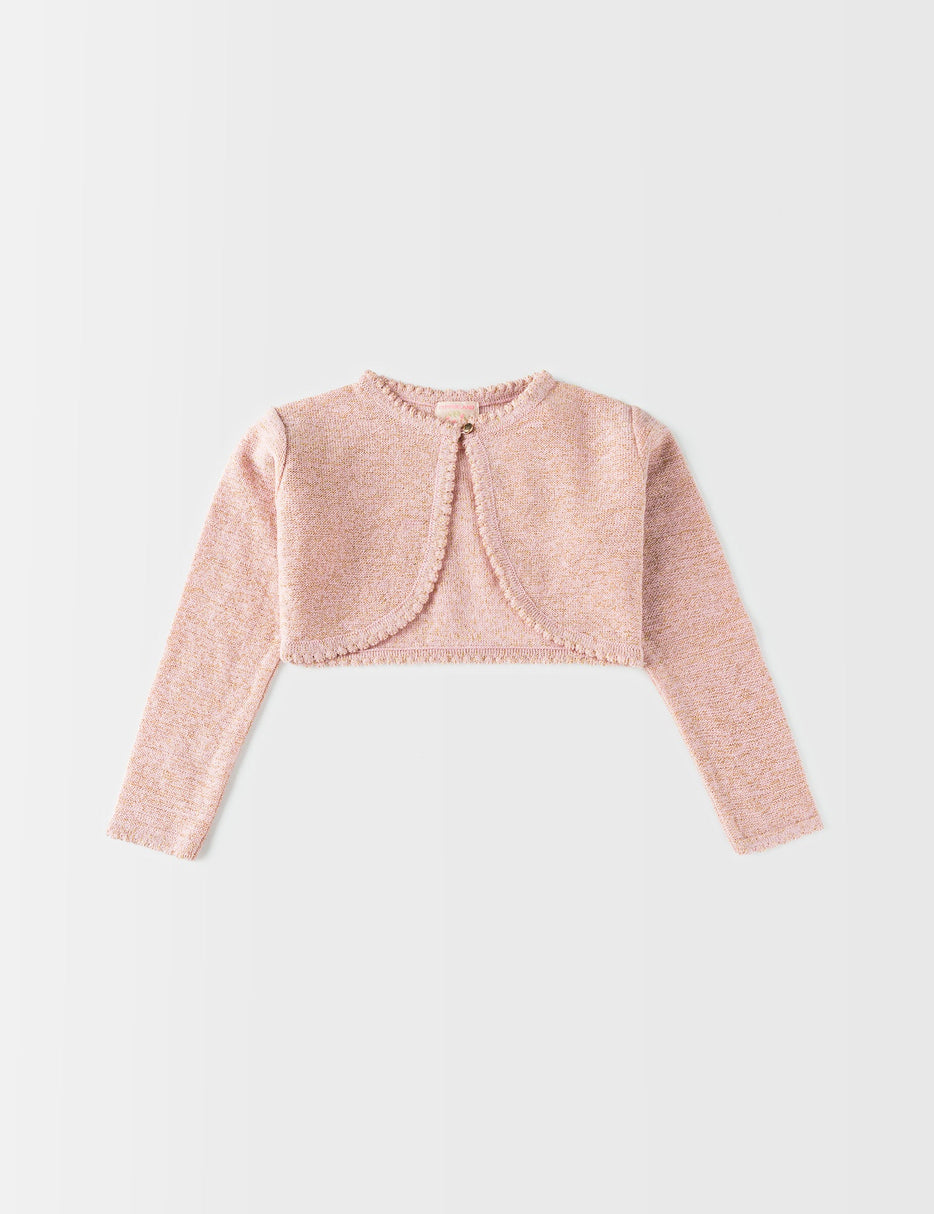 PINK SHIMMERY SHRUG