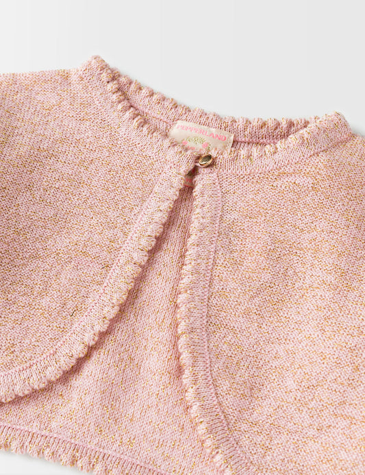 PINK SHIMMERY SHRUG