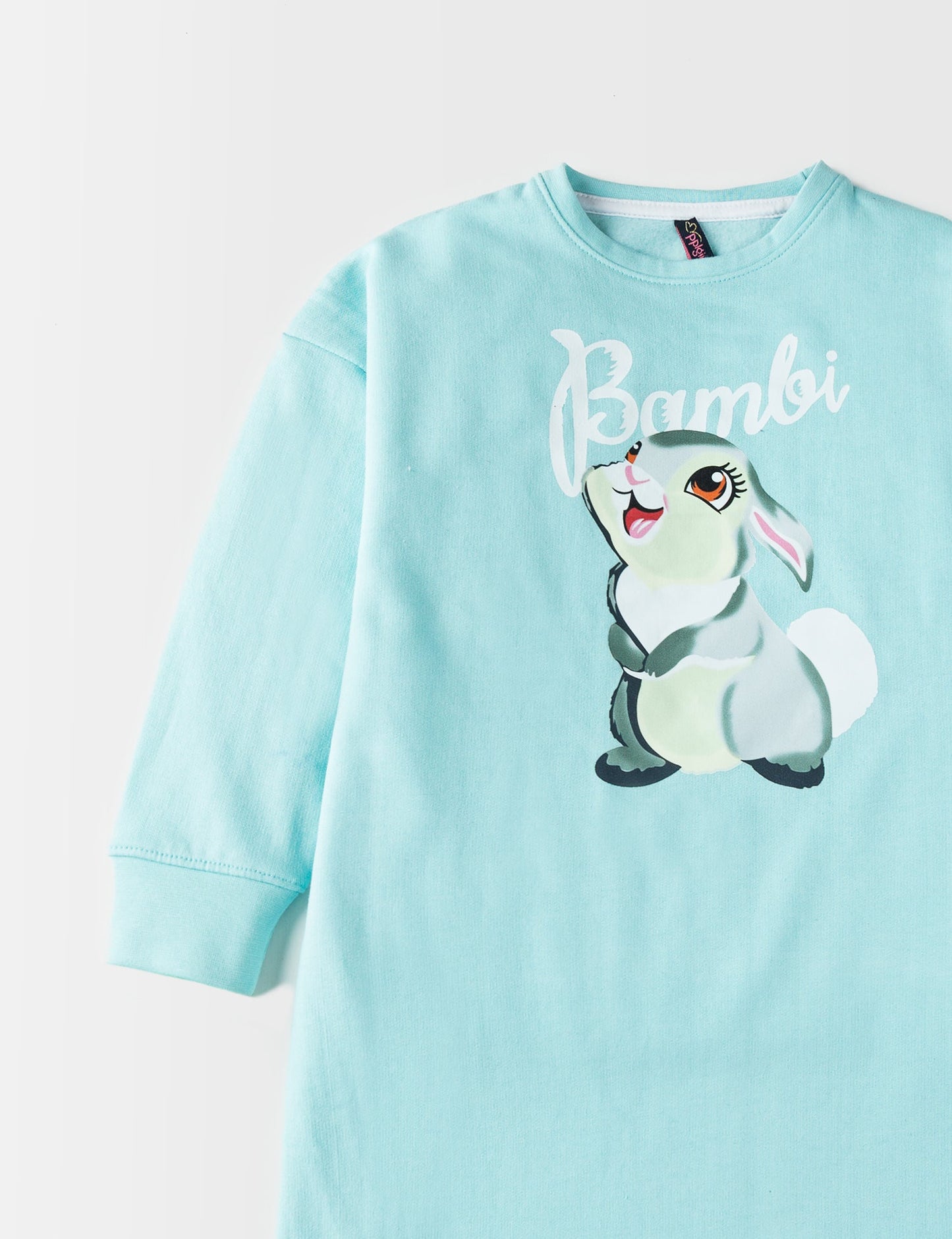 Printed Bambi Sweatshirt Dress