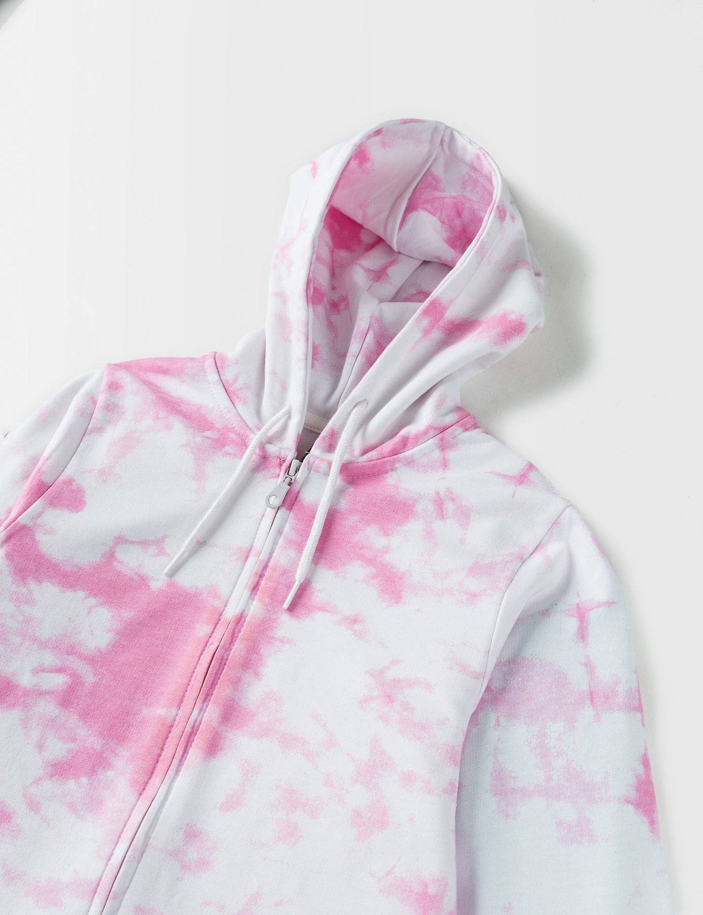 Printed Tie & Dye Hoodie