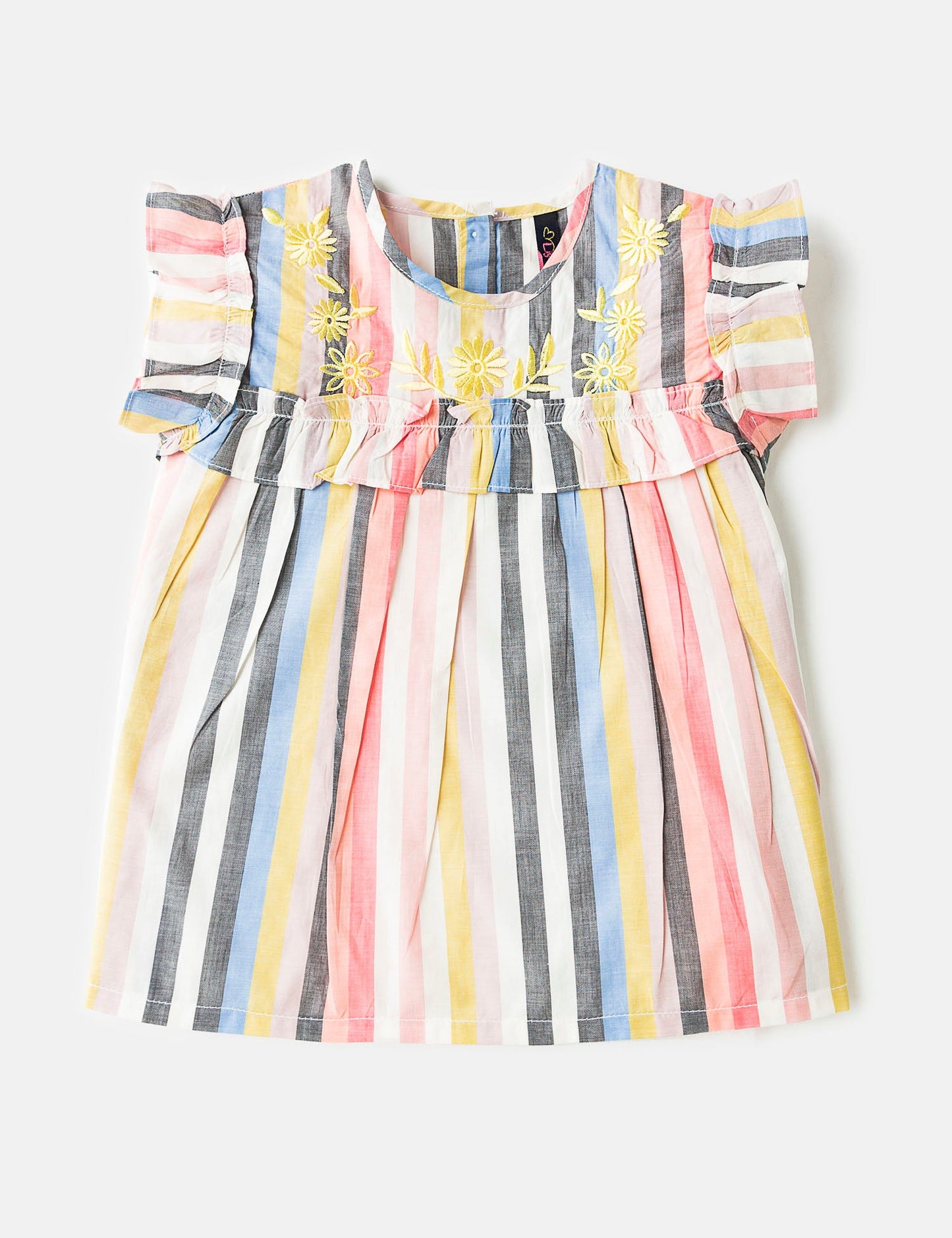 Stripes Embroidered Top (6295505469592)
