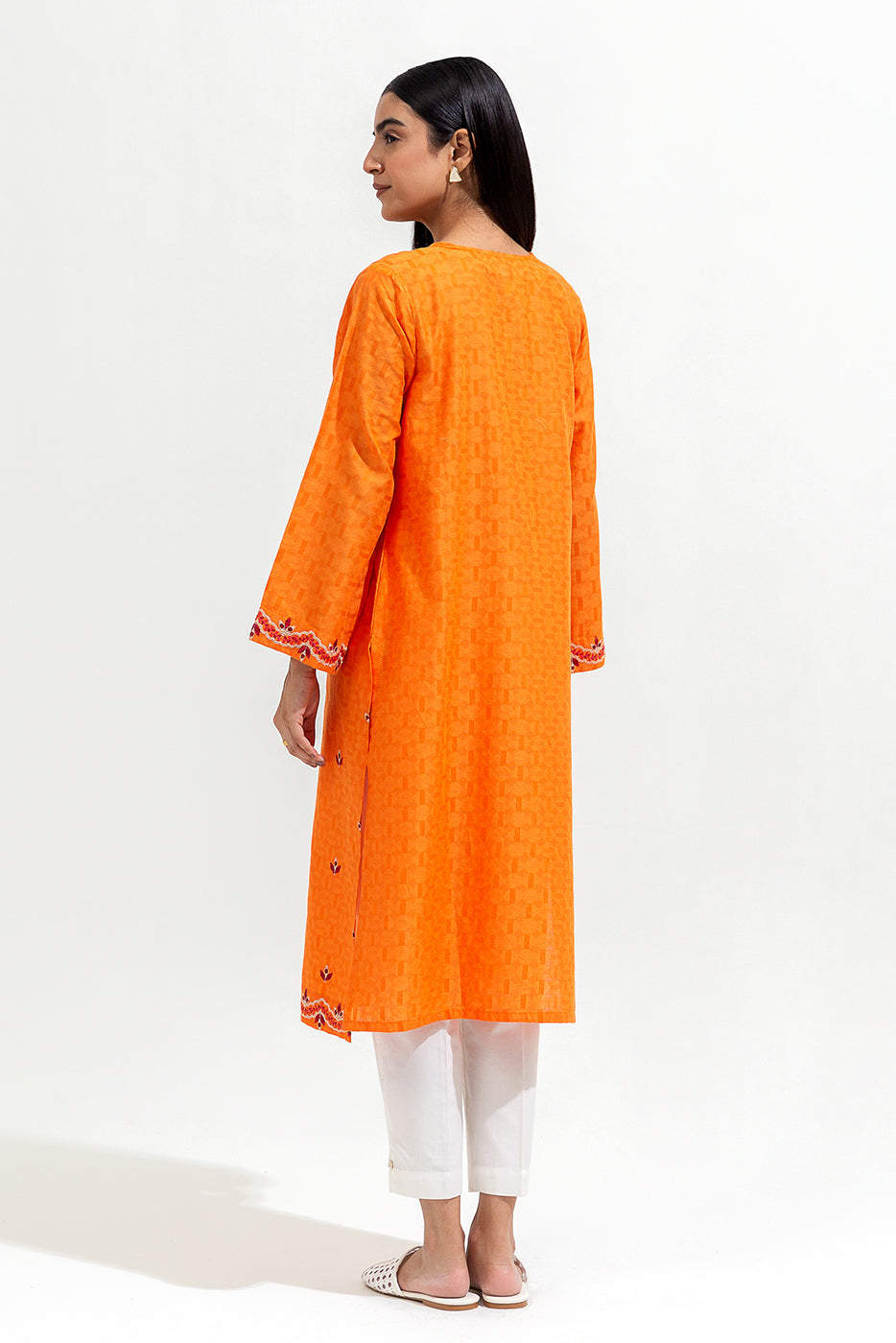 EMBROIDERED JACQUARD SHIRT (PRET)