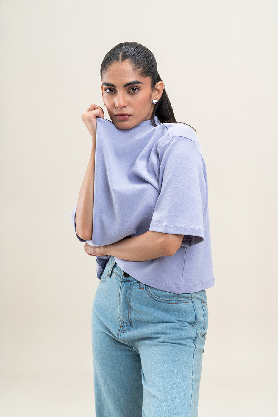 CROPPED BOXY T-SHIRT