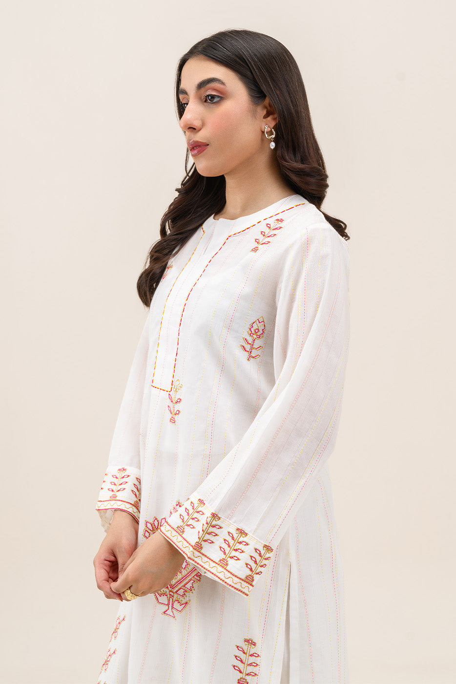 EMBROIDERED DORIA SHIRT (PRET)