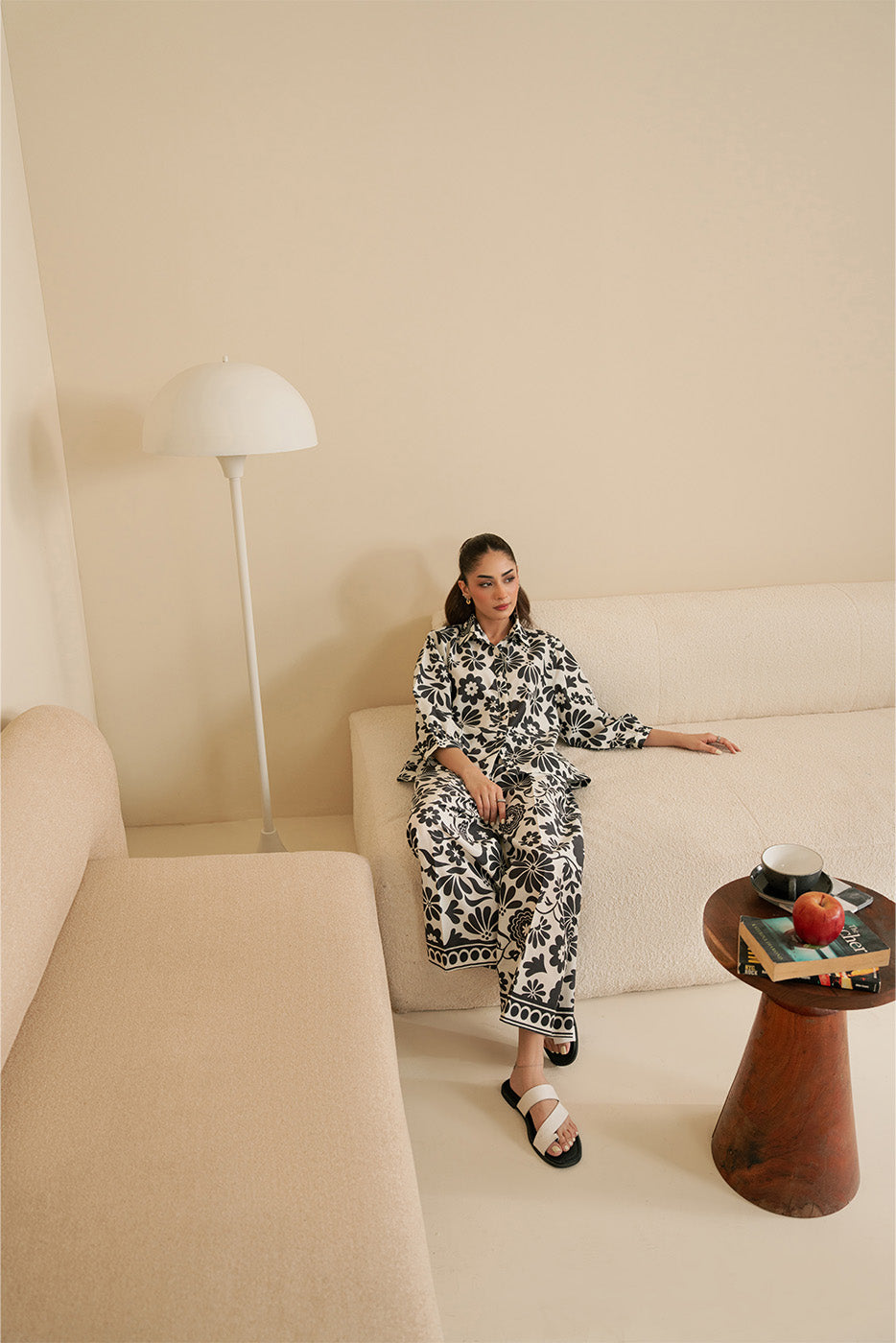 FLORAL VISCOSE COORD SET