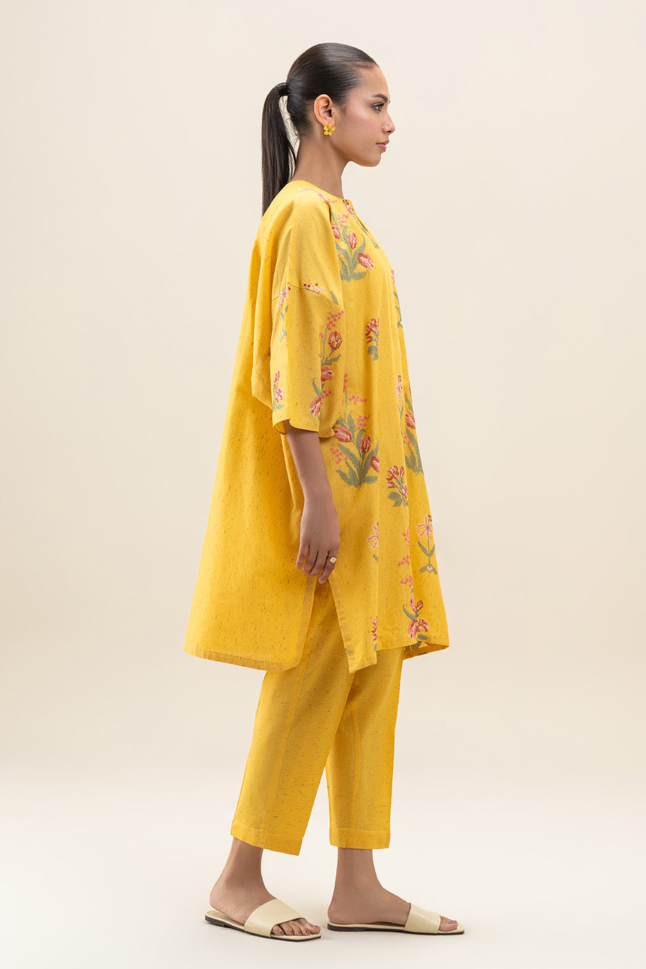 2 PIECE EMBROIDERED MULTI NEPS SUIT (PRET)