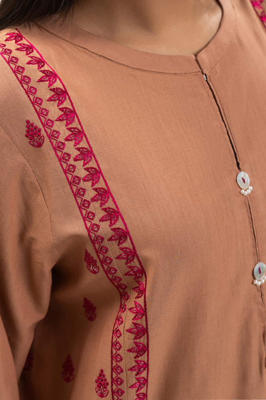 2 PIECE EMBROIDERED LAWN SUIT (PRET)