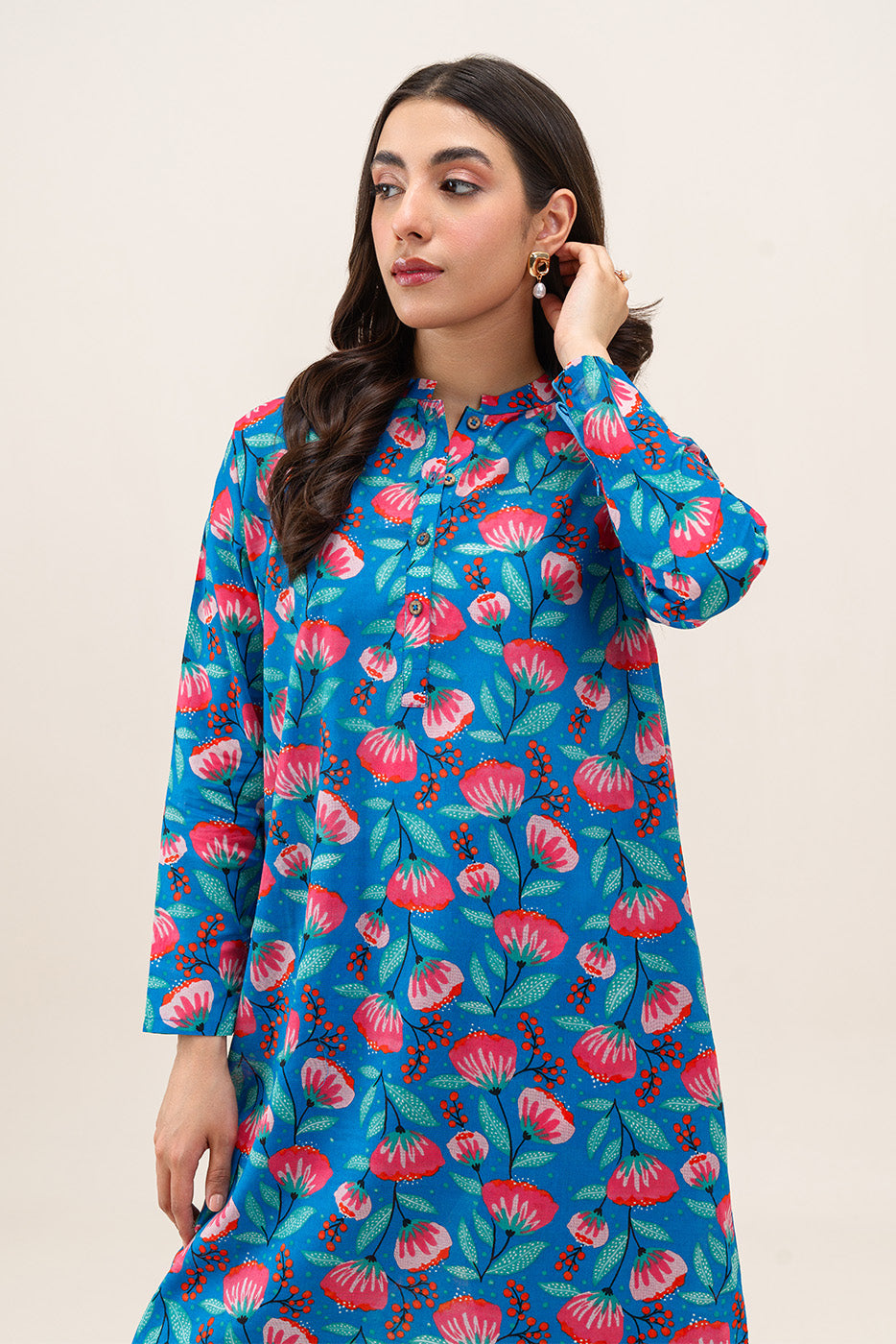 2 PIECE PRINTED LAWN SUIT (PRET)
