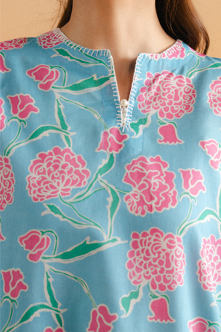 2 PIECE PRINTED LAWN SUIT (PRET)