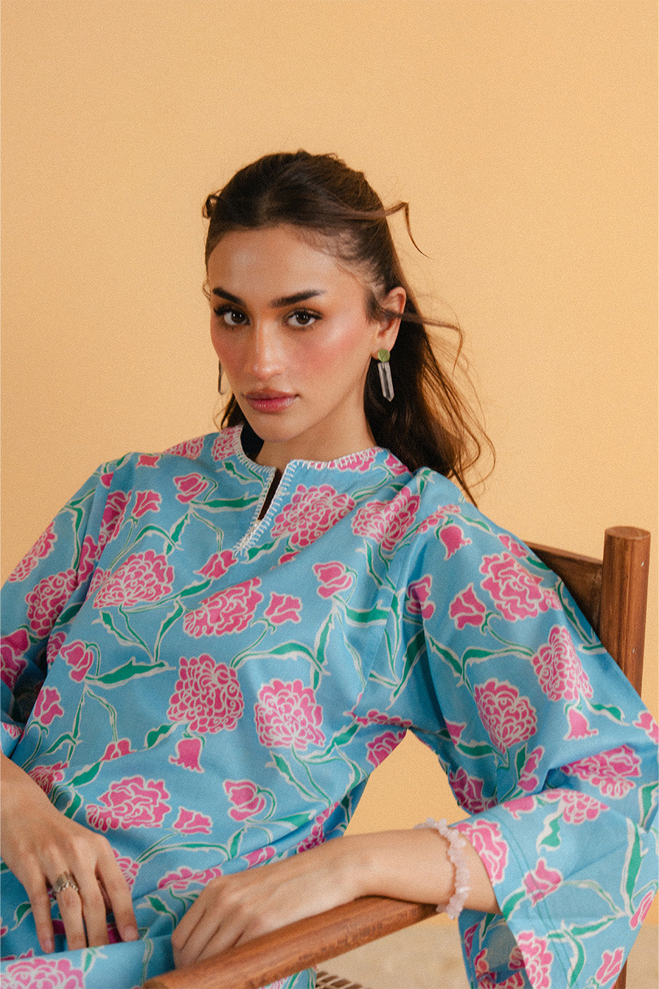 2 PIECE PRINTED LAWN SUIT (PRET)