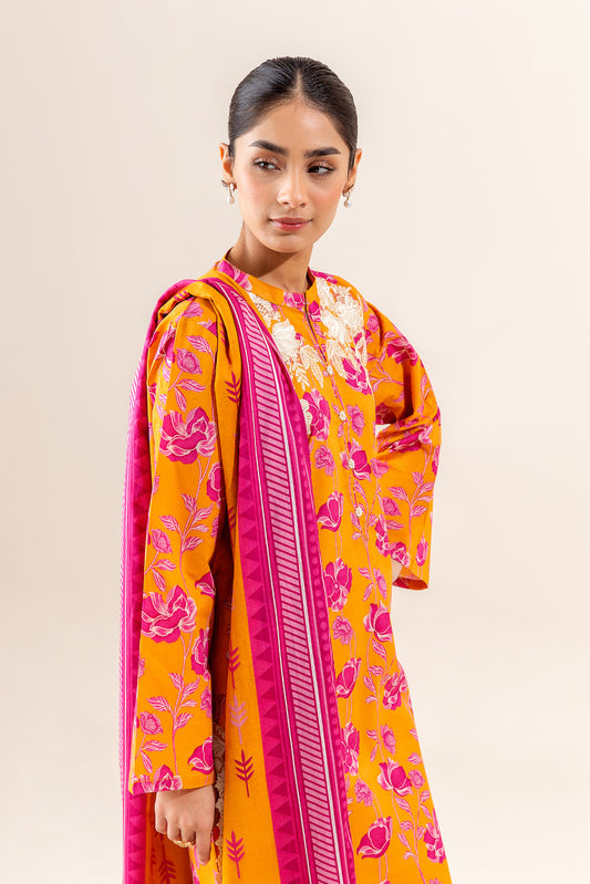 2 PIECE EMBROIDERED LAWN SUIT-AUTUMN GLORY (UNSTITCHED)