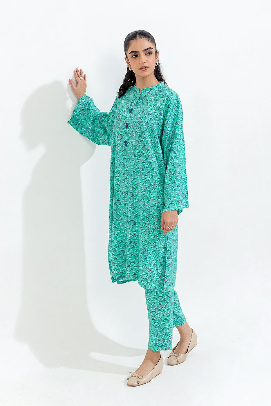 PRINTED VISCOSE SHIRT (PRET)