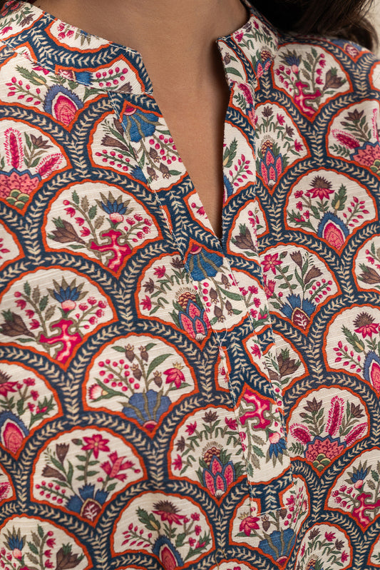 2 PIECE PRINTED KHADDAR SUIT (PRET)