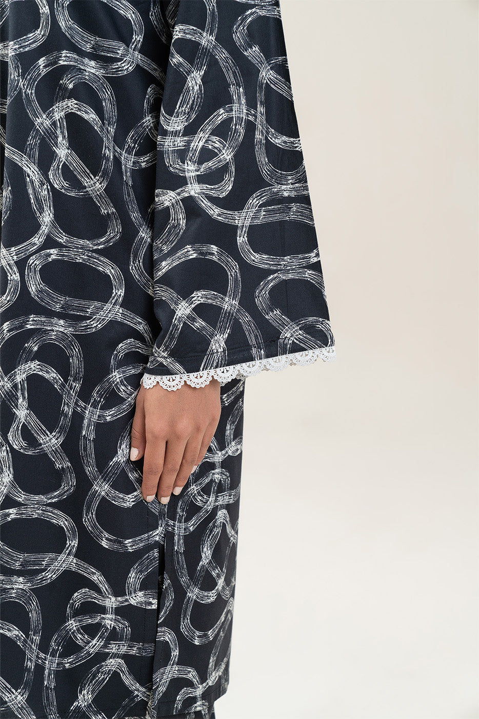 2 PIECE PRINTED COTTON VISCOSE SUIT (PRET)