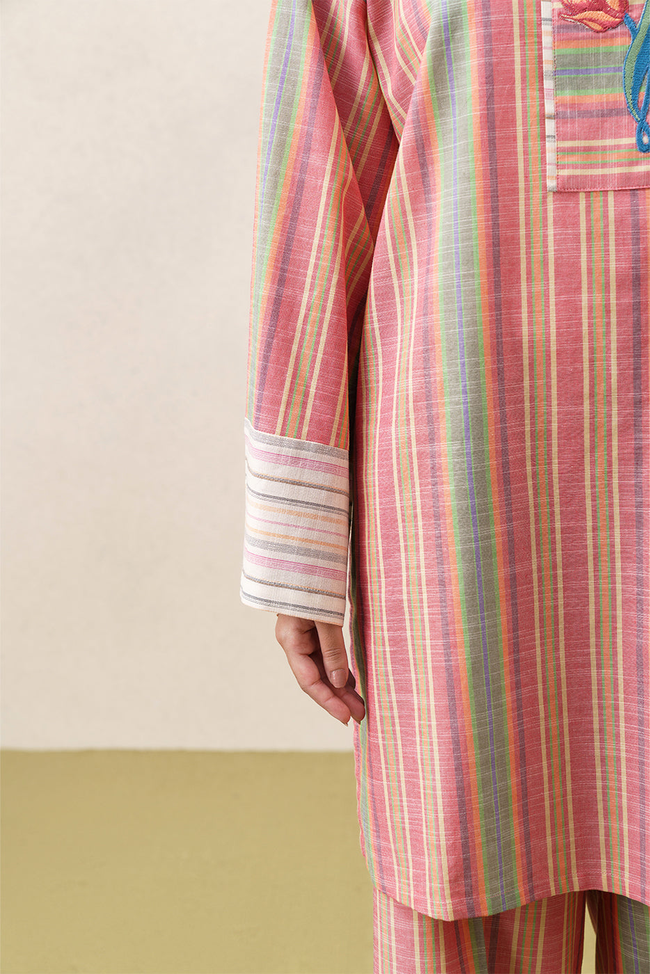 2 PIECE SOLID YARN DYED SUIT (PRET)