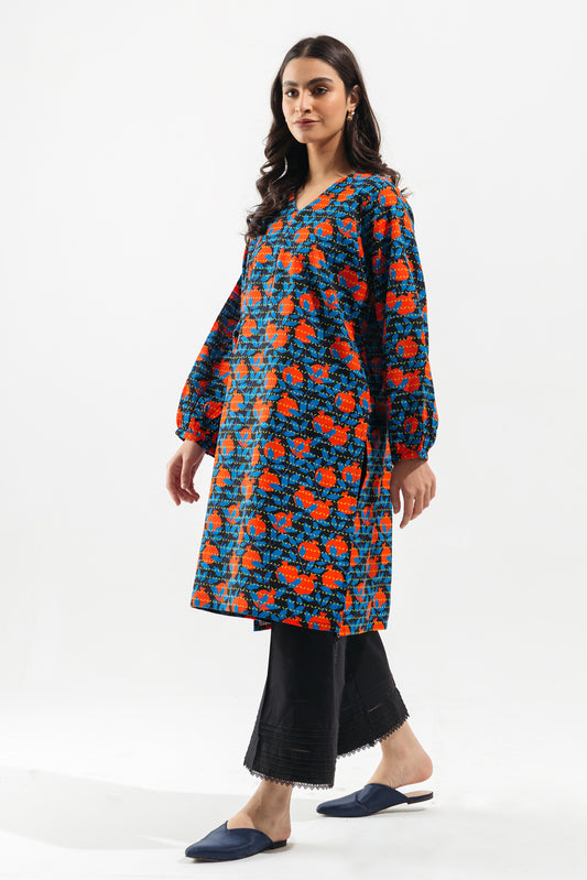 PRINTED KHADDAR SHIRT (PRET)