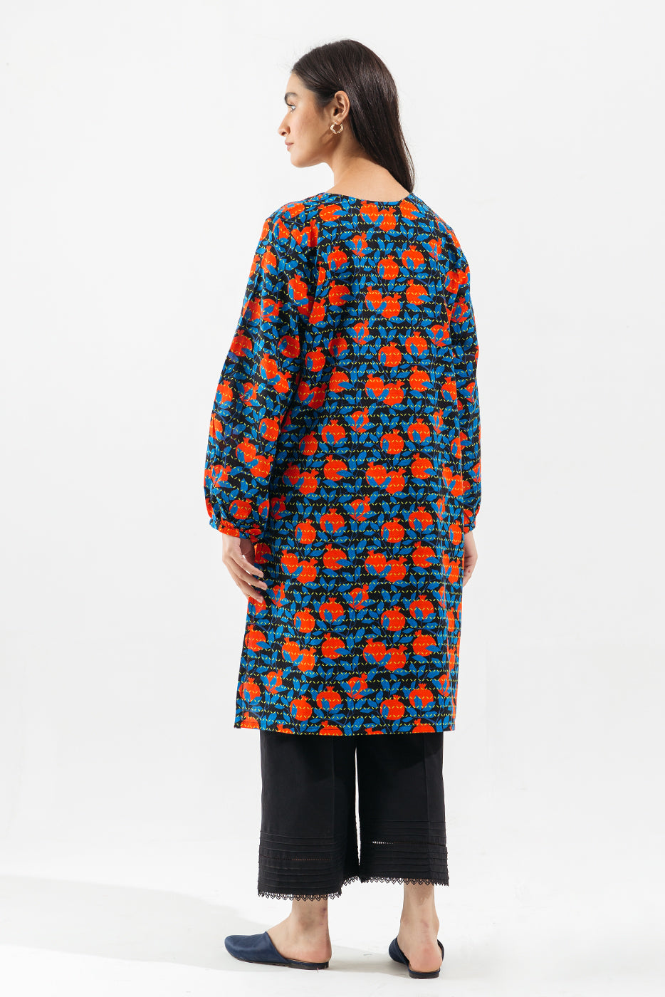 PRINTED KHADDAR SHIRT (PRET)