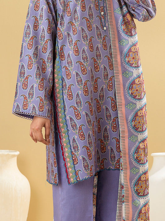 3 PIECE - PRINTED LAWN SUIT - NOSTALGIA MORBAGH SU_22