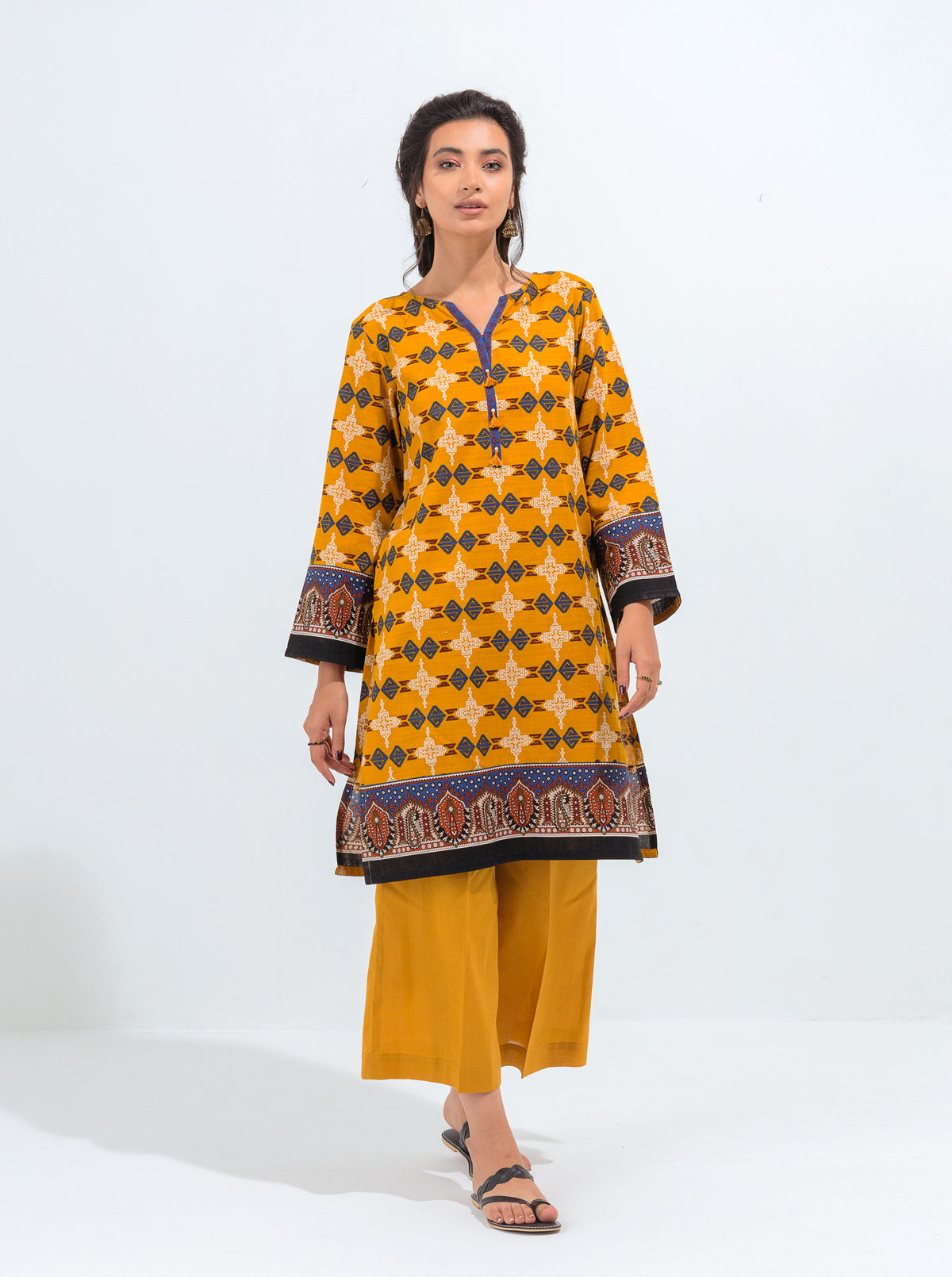 2 PIECE - PRINTED KHADDAR SUIT - SUN SOAKED MORBAGH WN_21