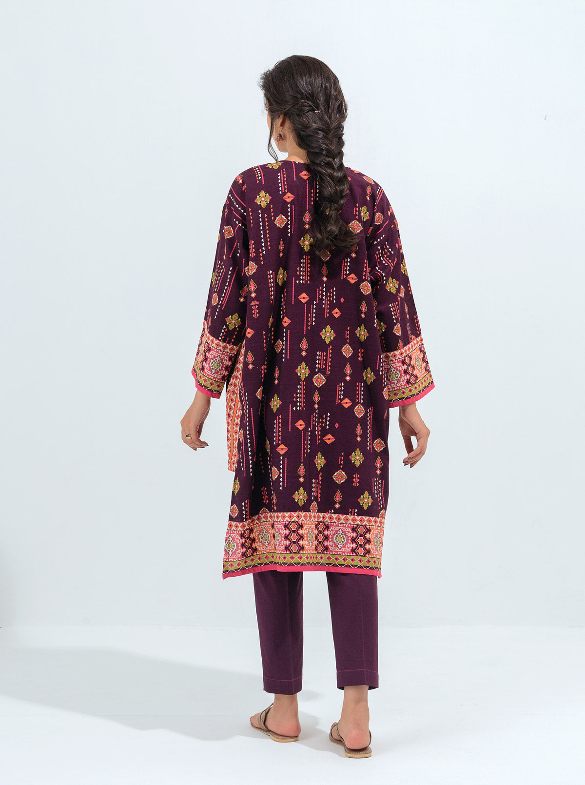 2 PIECE - PRINTED KHADDAR SUIT - ELEGANT GLEAM MORBAGH WN_21
