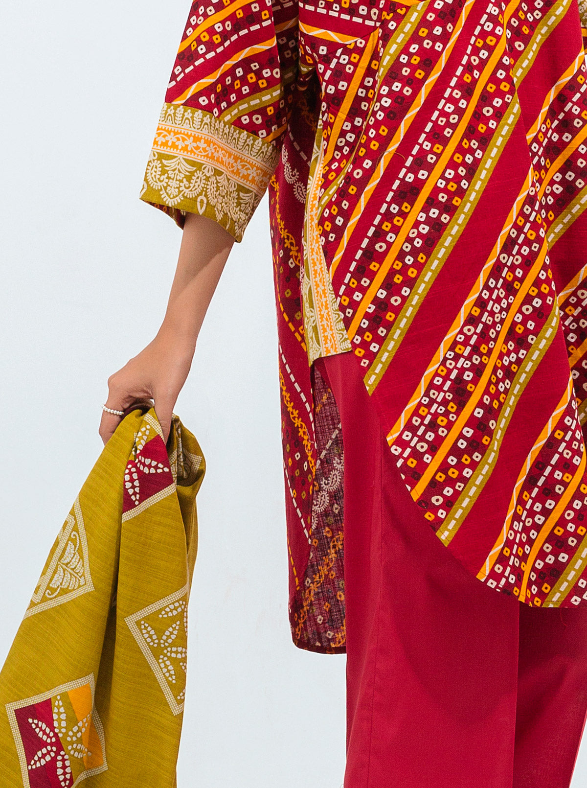 3 PIECE - PRINTED KHADDAR SUIT - FUSION FEST MORBAGH WN_21