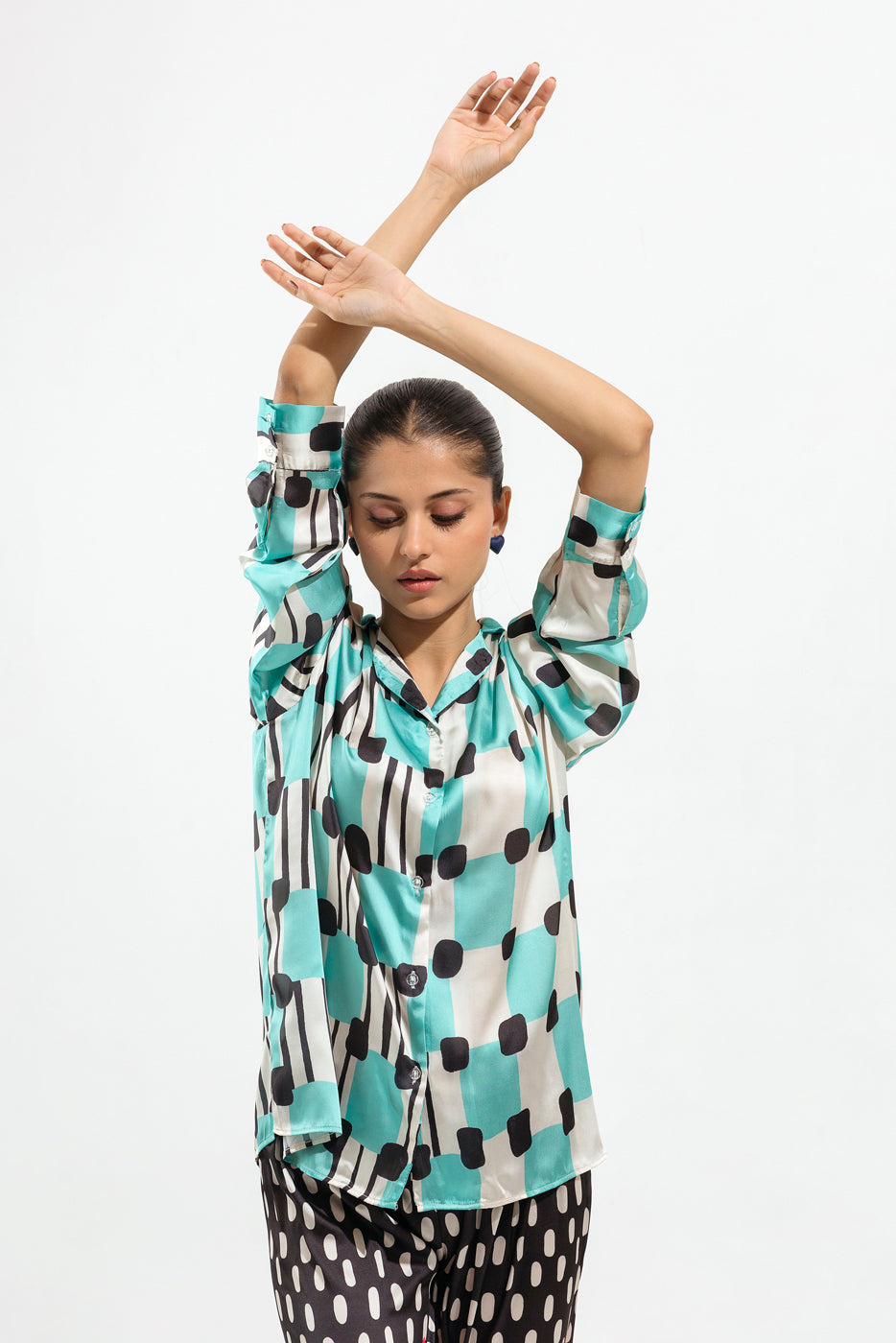 ABSTRACT PRINTED SHIRT