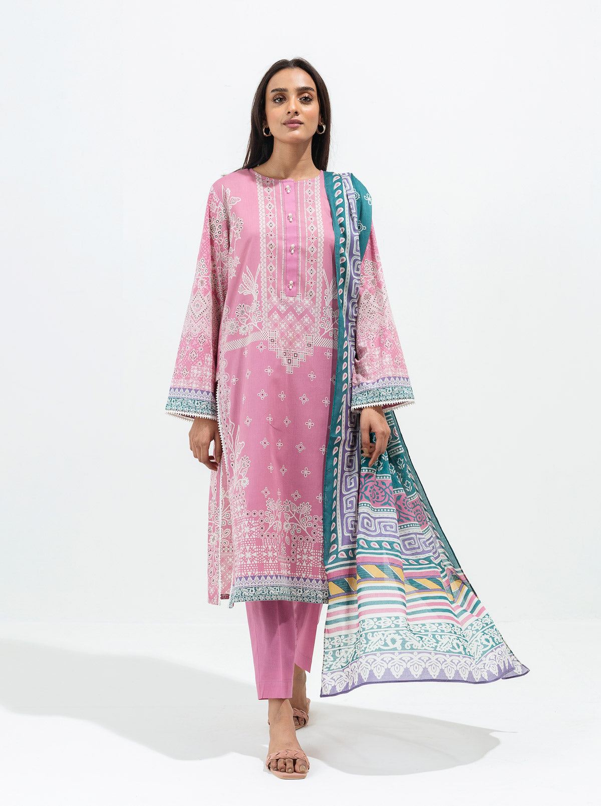 Charm Pink-Printed-3P